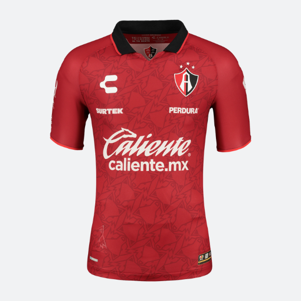 JERSEY VISITA MANGA CORTA PARA CABALLERO 23 24 Rojinegros