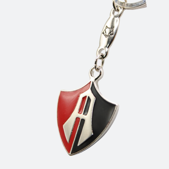 LLAVERO CLUB ATLAS FC CON STICKER PARA CELULAR
