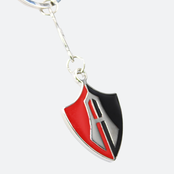 LLAVERO CLUB ATLAS FC CON STICKER PARA CELULAR