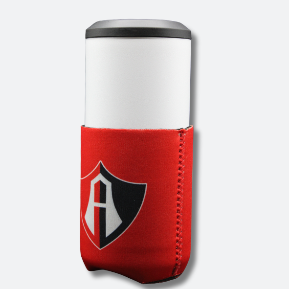 FUNDA TERMICA PARA VASOS O LATAS EN COLOR ROJO AFC