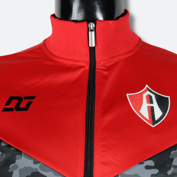 SUDADERA ATLAS ROJO/CAMUFLAJE ADULTO
