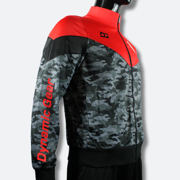 SUDADERA ATLAS ROJO/CAMUFLAJE ADULTO