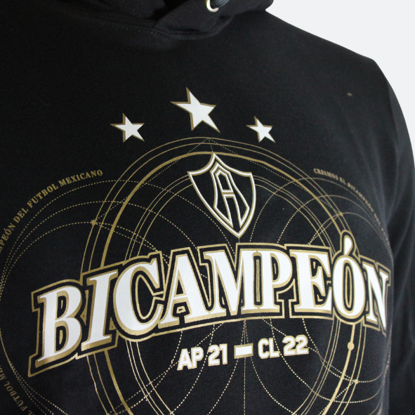 SUDADERA EDICIÓN ATLAS FC BICAMPEÓN