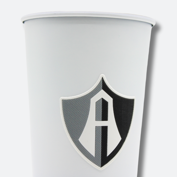 VASO CON DESTAPADOR ATLAS FC MONOCROMÁTICO