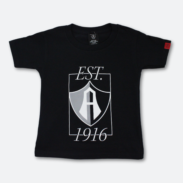 PLAYERA INFANTIL ESCUDO MONOCROMATICO AFC EST. 1916