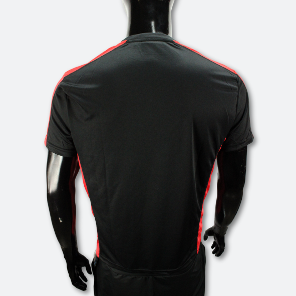 PLAYERA SPORT BLACK AND RED ATLAS FC