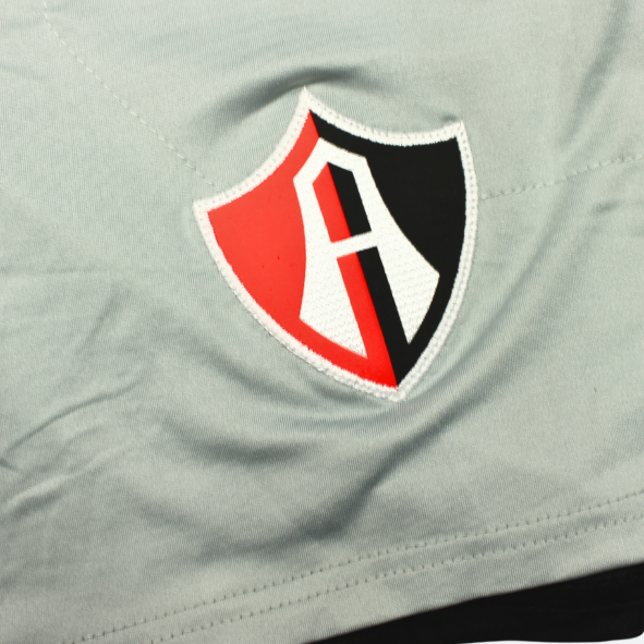 SHORT SPORT EN COLOR GRIS CON LICRA INTEGRADA
