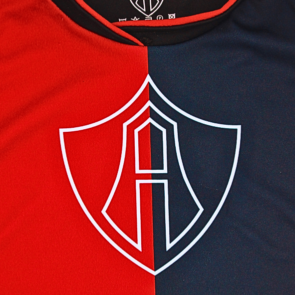PLAYERA ROJINEGRA ESCUDO ATLAS FC PARA NIÑO