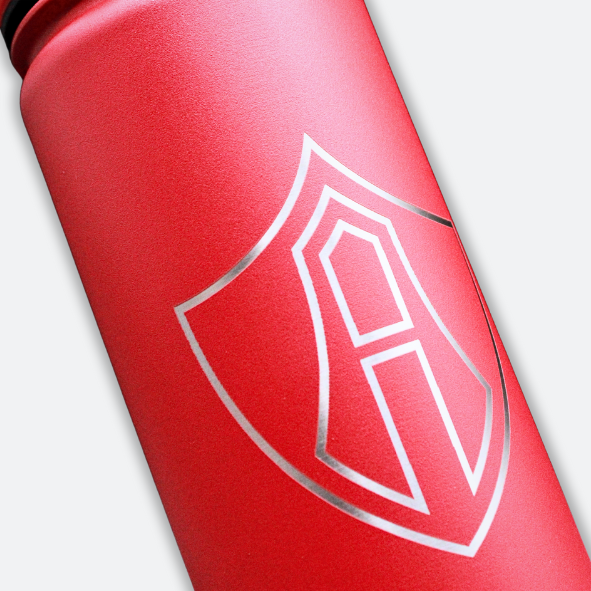 CILINDRO ATLAS FC ESCUDO MONOCROMATICO RED