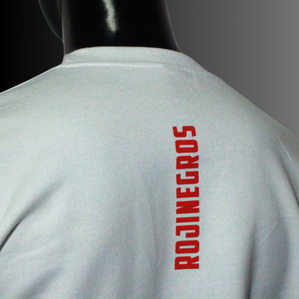 CREWNECK ATLAS FC ZORRO CLASICO GRAY OVER WHITE