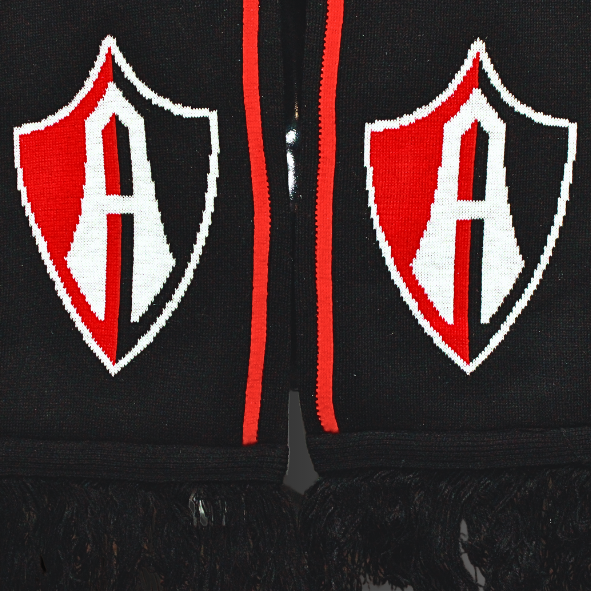 BUFANDA ATLAS FC EN COLOR NEGRO