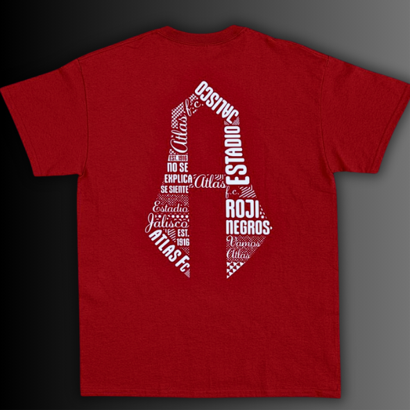 PLAYERA ATLAS FC VIBES OVS