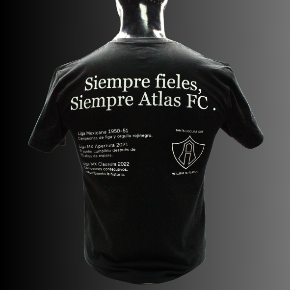 PLAYERA ATLAS FC SIEMPRE FIELES