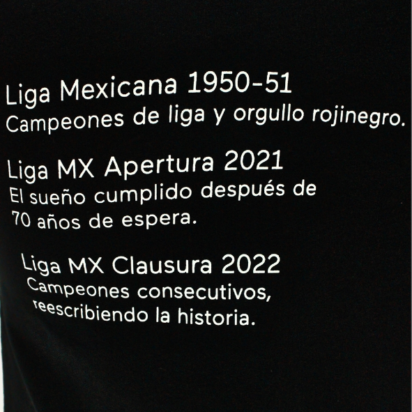 PLAYERA ATLAS FC SIEMPRE FIELES