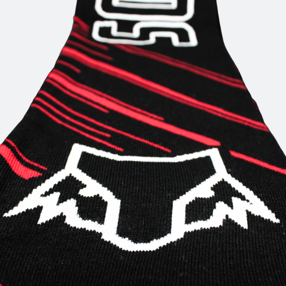 BUFANDA TRADICIONAL ESCUDO ATLAS FC ROJINEGRA