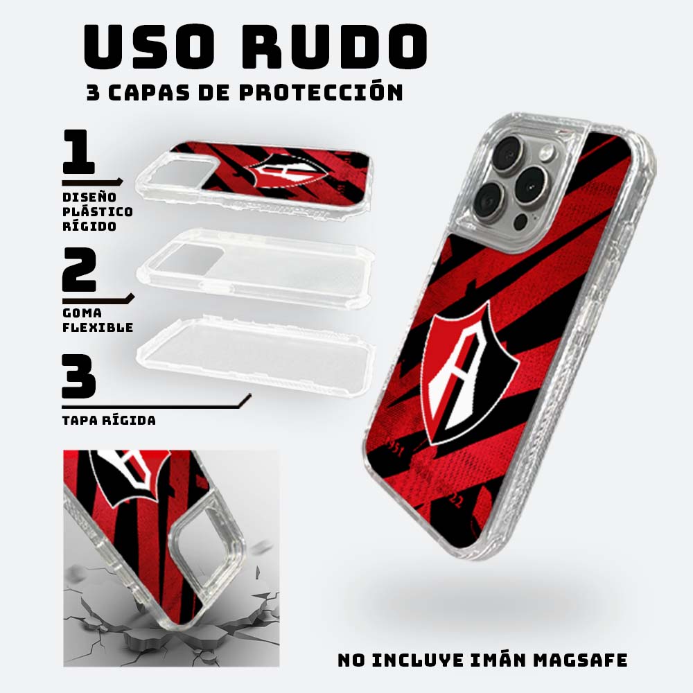 FUNDA PARA CELULAR EDICIÓN ESCUDO ROJINEGRO 25/26