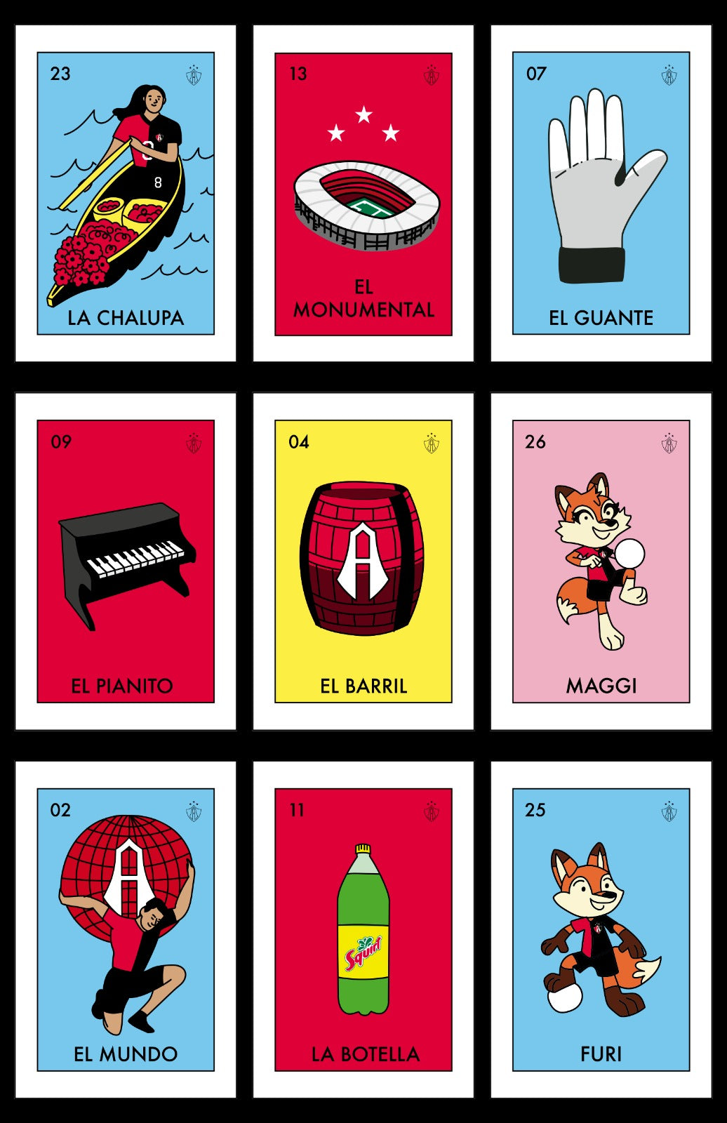 LOTERÍA ROJINEGRA