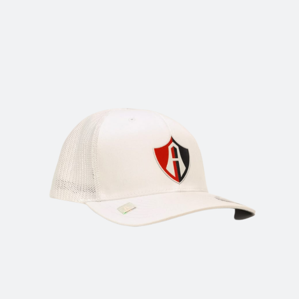GORRA FLAT ATLAS FC WHITE - Rojinegros