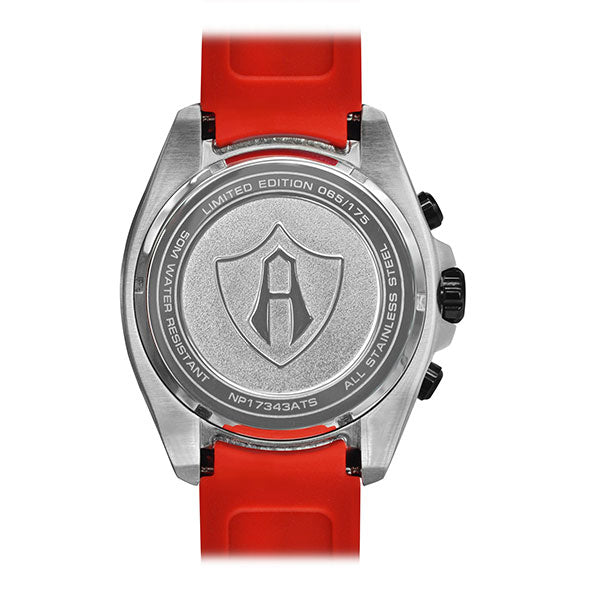 RELOJ NIVADA COLECCIÓN ATLAS FC BICOLOR ROJINEGRO