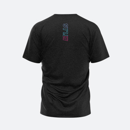 PLAYERA NEON NEGRA
