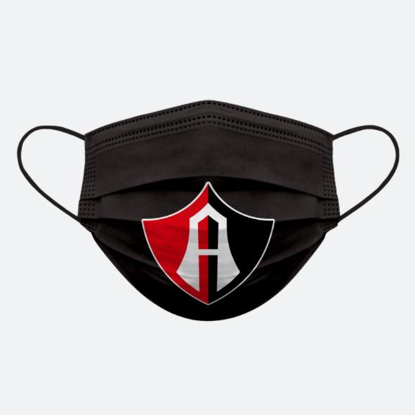 CUBREBOCAS ATLAS FC ESCUDO - Rojinegros