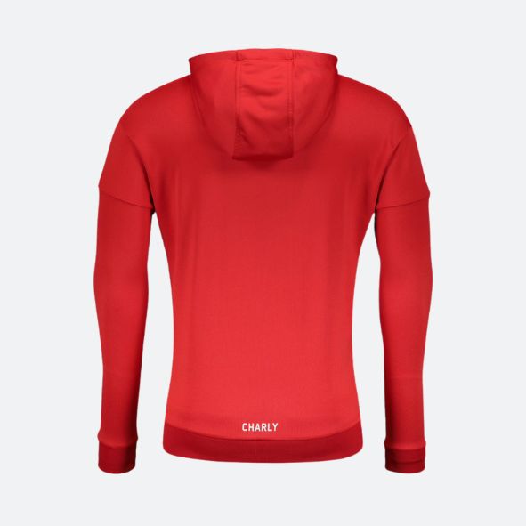CHAMARRA CHARLY SPORT 21/2022 CONCENTRACION ATLAS PARA HOMBRE EN COLOR ROJO/BLANCO