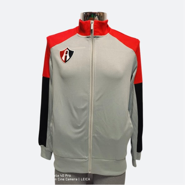 CONJUNTO PANTS ATLAS FC GRIS/ROJO ADULTO