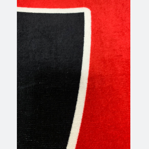 TOALLA ESCUDO ATLAS FC ROJINEGROS