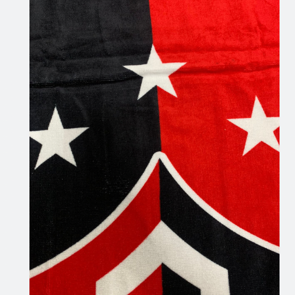 TOALLA ATLAS FC ROJINEGRA