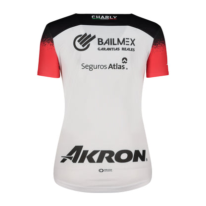 JERSEY VISITA MANGA CORTA LIGA FEMENIL 24/25