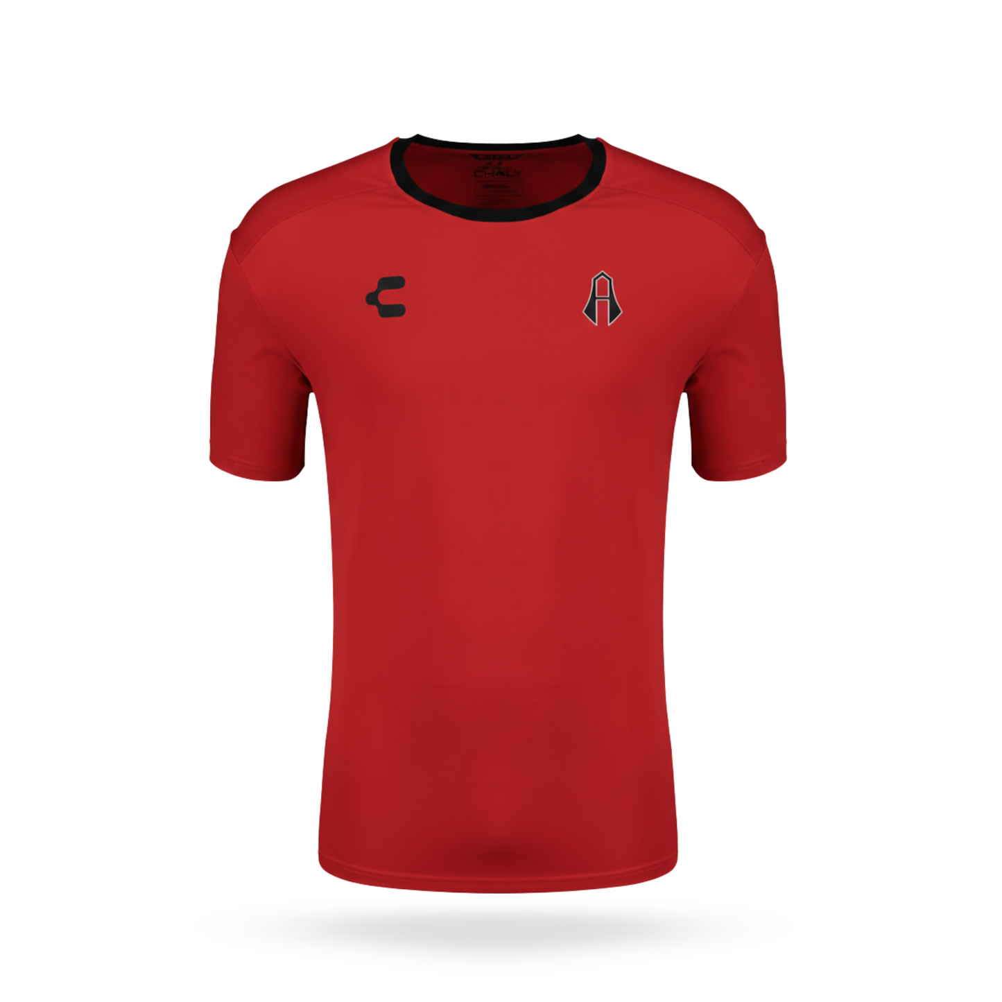PLAYERA CHARLY SPORT FÚTBOL EQUIPAMIENTO ATLAS 25/26 COLOR ROJO PARA HOMBRE