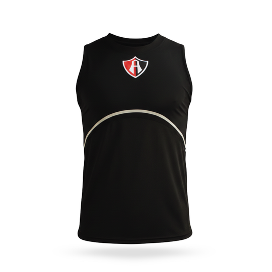 PLAYERA SPORT BLACK SLEVELESS DAMA