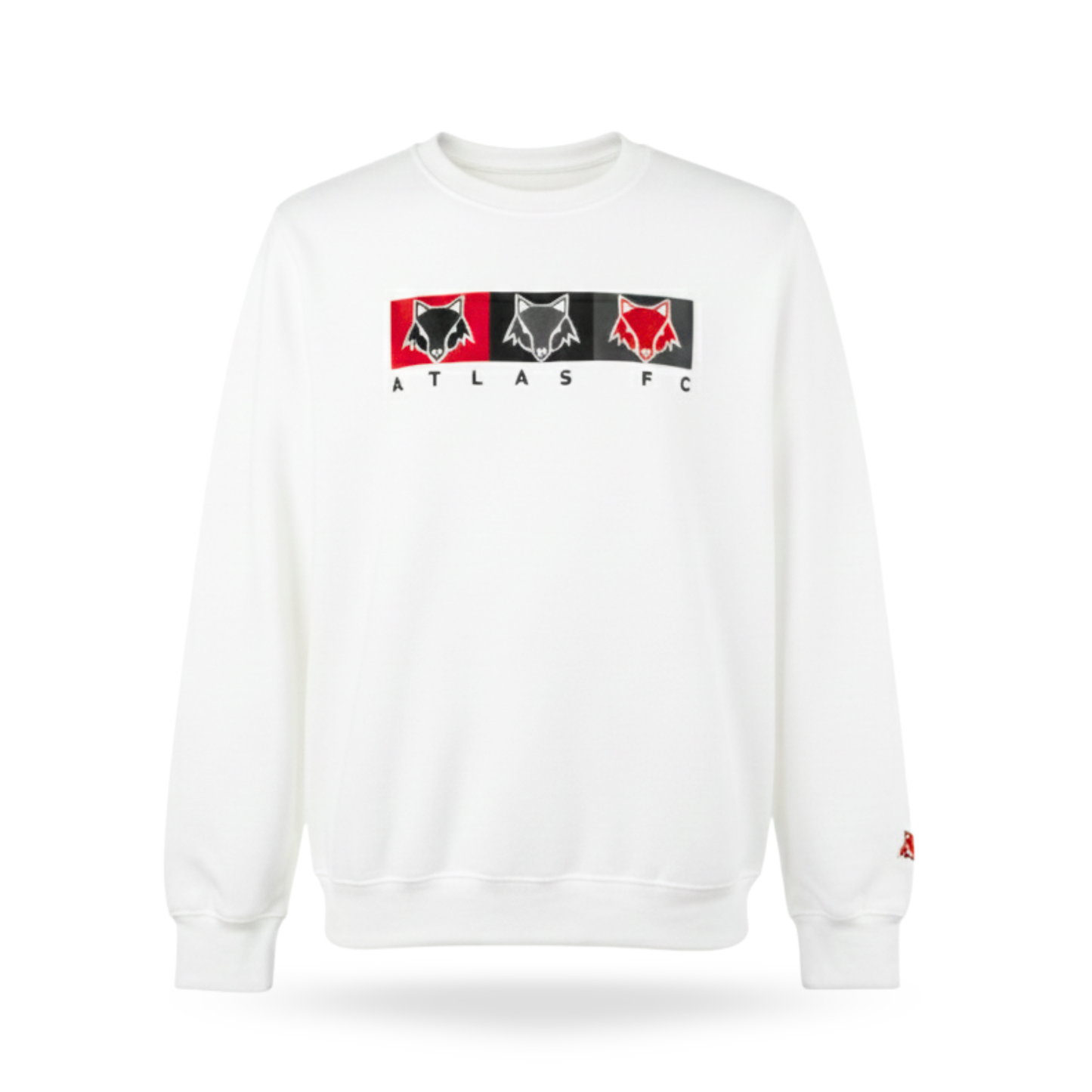 CREWNECK 3 ZORROS ROJINEGROS