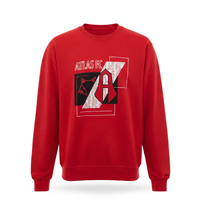 CREWNECK ZORRO / ESCUDO CLASICO SQUARES ATLAS FC