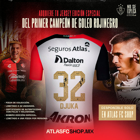 JERSEY VISITA 24/25 EDICIÓN ESPECIAL DJUKA CAMPEÓN DE GOLEO CL25