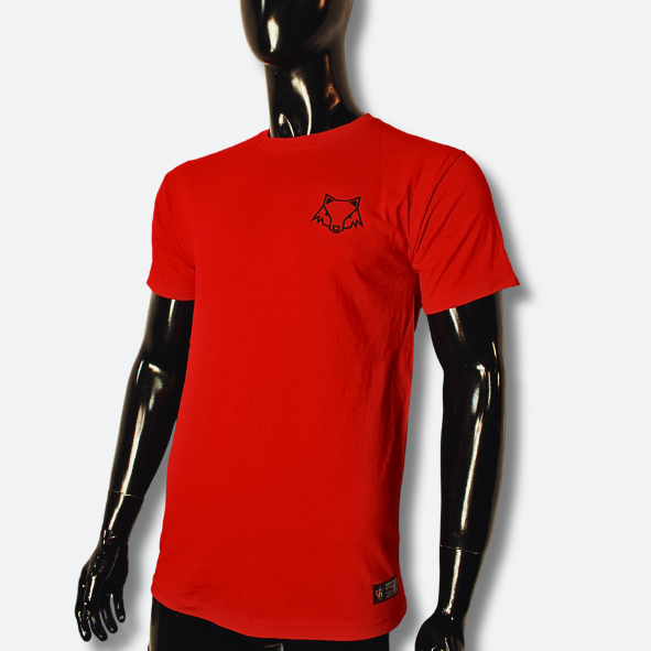 PLAYERA ATLAS EDICIÓN ZORRO EN PECHO EN COLOR ROJO