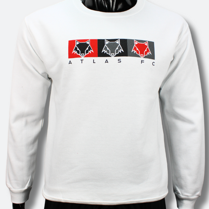 CREWNECK 3 ZORROS ROJINEGROS