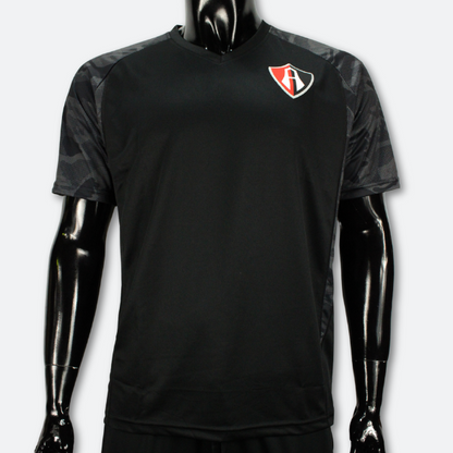 PLAYERA DEPORTIVA BLACK CAMUFLAJE ATLAS FC