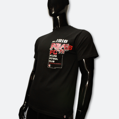 PLAYERA OFICIAL 1916 ATLAS FC EN COLOR NEGRO