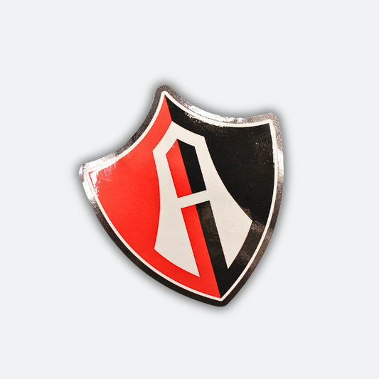 STICKER ESCUDO ATLAS FC EN VINIL TRANSPARENTE