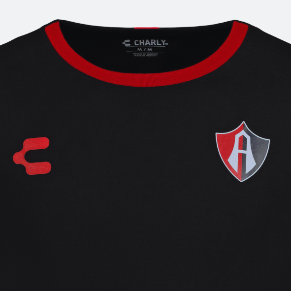 PLAYERA NEGRA TRASLADO ATLAS FC PARA CABALLERO 24/25