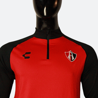 PULLOVER ATLAS FC EN COLOR ROJO TEMPORADA 24/25