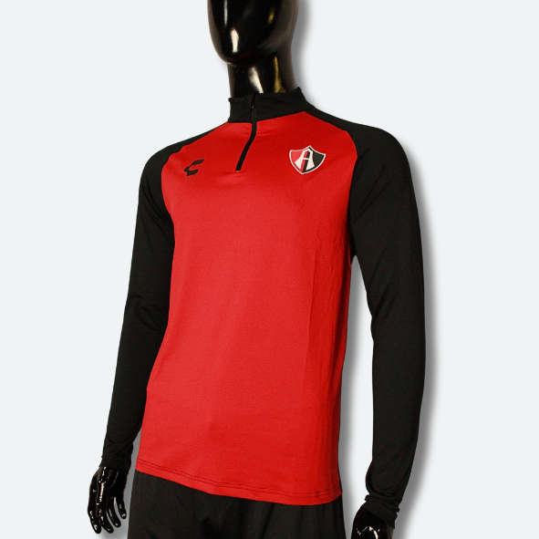 PULLOVER ATLAS FC EN COLOR ROJO TEMPORADA 24/25