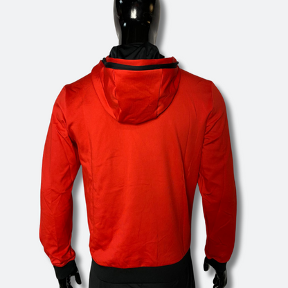 SUDADERA ATLAS FC CHARLY EN COLOR ROJO TEMPORADA 24/25