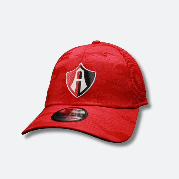 GORRA ATLAS FC CAMUFLAJE EN COLOR ROJO