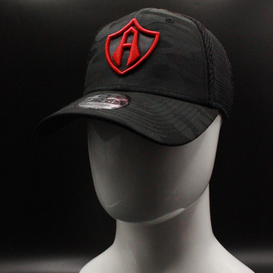 GORRA ATLAS FC CAMUFLAJE NEGRO 3D