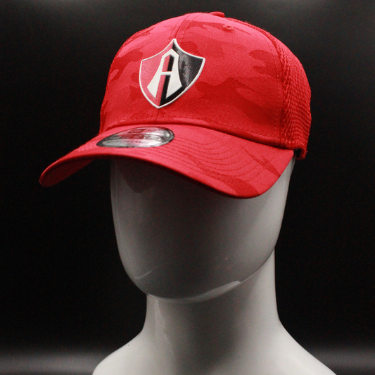 GORRA ATLAS FC CAMUFLAJE EN COLOR ROJO