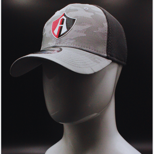 GORRA ESCUDO ATLAS FC CAMUFLAJE GRIS