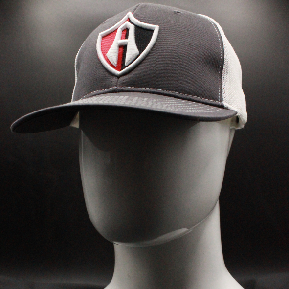 GORRA ATLAS EN COLOR GRIS CON BLANCO