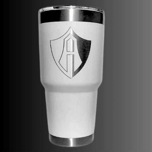 TERMO ESCUDO ATLAS FC BLANCO 30 Oz.